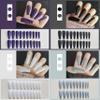 15 packs (300Pcs) / MEGA Set ofSugar ShineNail Art, Novice Friendly, Press on Nails Long, Luxury Wear Pattern Coffin Nails set, Full Cover Salon Fake Nails Art Tips, Acrylic Nails for Women and Girls, with Nail File and Grain Jelly Glue (a.All 15 p view 2