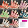15 packs (300Pcs) / MEGA Set ofSugar ShineNail Art, Novice Friendly, Press on Nails Long, Luxury Wear Pattern Coffin Nails set, Full Cover Salon Fake Nails Art Tips, Acrylic Nails for Women and Girls, with Nail File and Grain Jelly Glue (c.Cute Set view 1