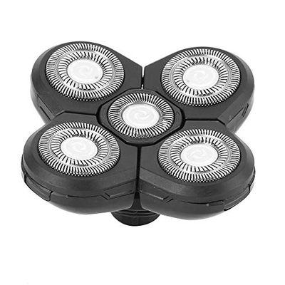 5 Head Replacement Blade For,ANGGREK 5 Head Replacement Blade Universal Electric Beard Shaver 5 Blade Head Accessory Replacement Cordless Shaver Repl(Spare 5
