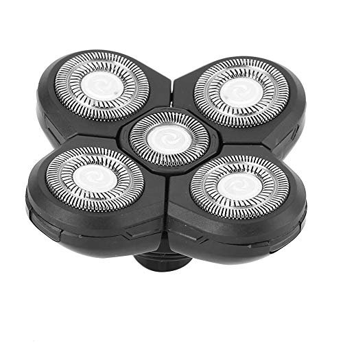 5 Head Replacement Blade For,ANGGREK 5 Head Replacement Blade Universal Electric Beard Shaver 5 Blade Head Accessory Replacement Cordless Shaver Repl(Spare 5