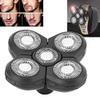 5 Head Replacement Blade For,ANGGREK 5 Head Replacement Blade Universal Electric Beard Shaver 5 Blade Head Accessory Replacement Cordless Shaver Repl(Spare 5 view 2