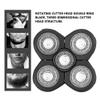 5 Head Replacement Blade For,ANGGREK 5 Head Replacement Blade Universal Electric Beard Shaver 5 Blade Head Accessory Replacement Cordless Shaver Repl(Spare 5 view 4
