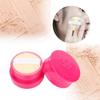 Powder Puff And Container,ANGGREK Powder Puff Container Vintage Rose Empty Makeup Loose Powder Dispenser Box Cosmetic Case With Powder Puff Black (Rose Red) view 4