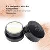ANGGREK Powder Puff And Container, Powder Puff Container Vintage Rose Empty Makeup Loose Powder Dispenser Box Cosmetic Case With Powder Puff Black (Black) view 4