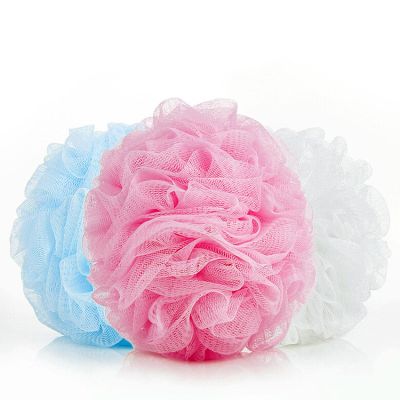HFGN Colorful Nylon Bath Ball Cute Girl Bath Foam Bath Flower Bubble net Home Bathroom Bath Ball