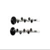 Faship A Pair Of Black Premium Rhinestone Crystal Floral Hair Clips 2 Pcs Pins view 1