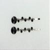 Faship A Pair Of Black Premium Rhinestone Crystal Floral Hair Clips 2 Pcs Pins view 2