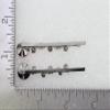 Faship A Pair Of Black Premium Rhinestone Crystal Floral Hair Clips 2 Pcs Pins view 4
