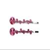 Faship A Pair Of Pink Premium Rhinestone Crystal Floral Hair Clips 2 Pcs Pins view 1