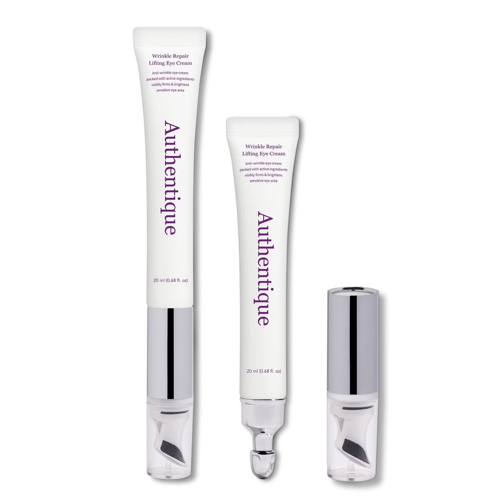 Wrinkle Repair Lifting Eye Cream - Authentique Galvanic Rejuvenator Wrinkle Fine Lines Skin Texture Improvement Firming Tone Up Effect for Sensitive Eye Area 20ml x 2ea