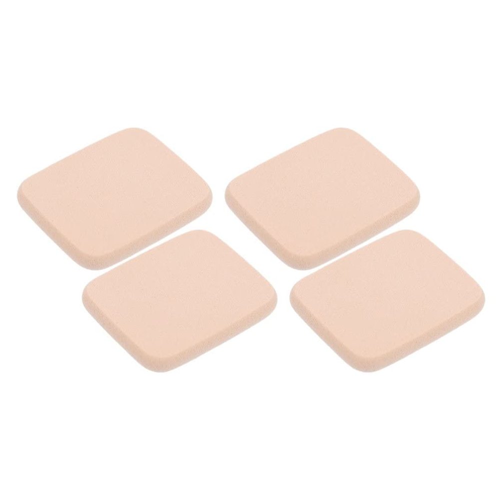 minkissy 2sets Comfortable Cotton Makeup Puff Wet Dry Application Sponges for Loose Powder for Foundation Finish for Women Makeup Routine