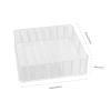 Zerodeko 1set Makeup Organizer Box Removable Dividers Multi-purpose Cosmetics Storage for Eyeshadow Lipstick and Nail Polish Compact and Functional Display Rack for Home and Vanity Use view 3