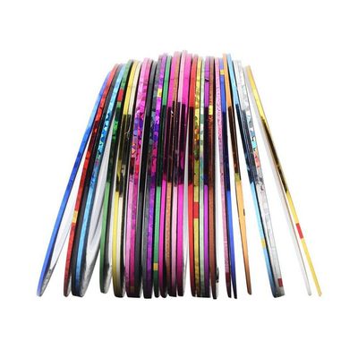 Magik 32Pcs Mixed Colors Rolls Striping Tape Line DIY Nail Art Tips Decoration Sticker (64 Pack)