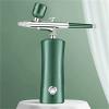 BROOKE PATEL Multifunctional Cordless Mini Air Compressor Kit Airbrush Paint Airbrush Airbrush for Nail Art Tattoo Craft Cake Nano Mist Sprayer,Green view 1