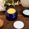 1oz Glass Jar with Lid, Hoa Kinh 25Pack Blue Round Containers Cosmetic Glass Jars with Inner Liners and Black Lids Travel Jars for Storing Lip and Body Scrub, Lotion, Body Butter, Bath Salts, Liquid view 2