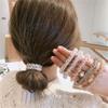 5 Pieces Crystal Pearl Hair Ropes for Women Beaded Elastic Ponytail Scrunchies Holders Hairband for Girls view 3