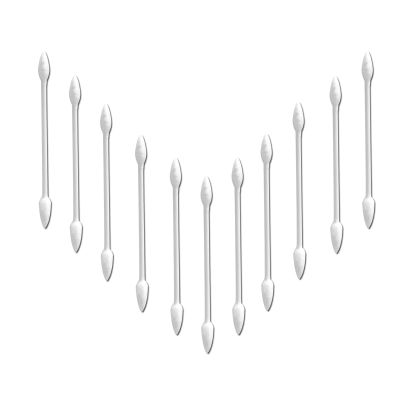 Double Precision tips cotton swabs with Paper Stick, Pointed Cotton Buds for Makeup, 600pcs