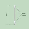 Double Precision tips cotton swabs with Paper Stick, Pointed Cotton Buds for Makeup, 600pcs view 2
