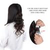 12" Clip in Hair Extensions Remy Human Hair Black Balayage Silver for Women - Silky Straight 100% Real Human Hair 50grams 4pieces #1BT(SilverP1B) Color view 4