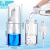 24 Pcs Foam Pump Bottles 1 Oz/ 30 ml Plastic Mini Empty Dispenser Travel Soap Foaming Bottles for Refillable Hand Sanitizer Lash Shampoo(Clear) view 2