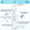 24 Pcs Foam Pump Bottles 1 Oz/ 30 ml Plastic Mini Empty Dispenser Travel Soap Foaming Bottles for Refillable Hand Sanitizer Lash Shampoo(Clear) view 3
