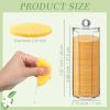 120 Pcs Compressed Facial Sponges Natural Face Exfoliator Disposable Face Sponges for Cleansing Round Soft Facial Scrubber Pads with Storage Container for Makeup Removal Esthetician Supplies Travel view 4