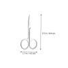 Beavorty 1set Creative Eyebrow Scissor and Tweezer Professional Stainless Steel Brow Grooming Tools for Precise Shaping and Trimming for Personal and Salon Use view 2