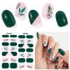 DUKASOU Semi Cured Gel Nail Strips, Grass Green | 28 pcs Gel Nail Strips Work with Any UV Lamp, Salon Quality UV Nails Stickers, Easy to Apply for Home Nails DIY view 1