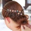 12pcs Mini Flower Hair Clips for Girls Cute Hair Clips for Girls, CUBACO Small Flower Hair Clips Crystal Mini Hair Clips Small Hair Decoration for Girls Hair Accessories for Girls view 3