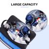 BAGSMART Large Toiletry Bag for Men, Valentines' Day Gifts Travel Organizer Hanging Dopp Kit Water Resistant Shaving Bag for Bathroom Shower, Toiletries Accessories,Travel Essentials, Black-Large view 4