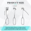 200 Pieces Nail Clippers Bulk Stainless Steel Fingernails Cutters Pointed Toenail Trimmers Manicure Pedicure Tool Set with Key Chains for Kids Men and Women view 2