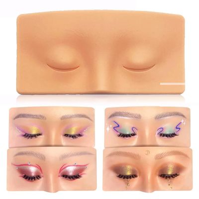 YQkoop Makeup Practice Face, Makeup Practice Board, The Aid to Practicing Makeup, Silicone Makeup Mannequin Face Easy Makeup Apply and Removal for Professional Makeup Artists and