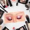 YQkoop Makeup Practice Face, Makeup Practice Board, The Aid to Practicing Makeup, Silicone Makeup Mannequin Face Easy Makeup Apply and Removal for Professional Makeup Artists and view 2