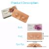YQkoop Makeup Practice Face, Makeup Practice Board, The Aid to Practicing Makeup, Silicone Makeup Mannequin Face Easy Makeup Apply and Removal for Professional Makeup Artists and view 3