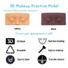 YQkoop Makeup Practice Face, Makeup Practice Board, The Aid to Practicing Makeup, Silicone Makeup Mannequin Face Easy Makeup Apply and Removal for Professional Makeup Artists and view 4