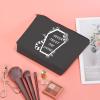 JXGZSO Ghost Movie Gift Horror Movie Cosmetic Bag Halloween Ghost Makeup Bag Never Trust The Living Cosmetic Bag (Never Trust The Living b) view 3