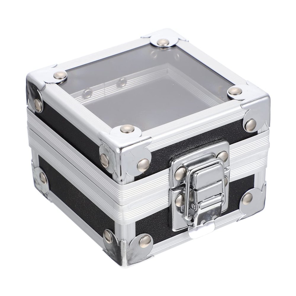 Beaupretty Nail Drill Grinding Bit Holder Box- Drill Bit Case Stand Displayer Acrylic Manicure Grinding Head Display Box