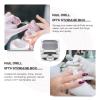 Beaupretty Nail Drill Grinding Bit Holder Box- Drill Bit Case Stand Displayer Acrylic Manicure Grinding Head Display Box view 3