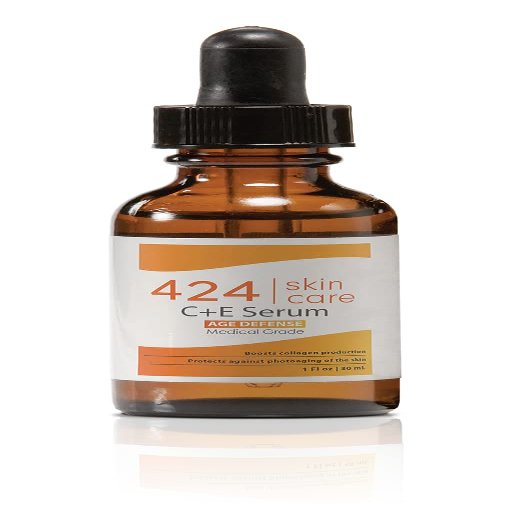 424 Skin Care C+E Serum - Dermatologist Tested & Recommended - Clinically Proven Formula 1 fl oz