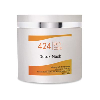 424 Skin Care Detox Mask - Dermatologist Tested & Recommended - Clinically Proven Formula 3 oz