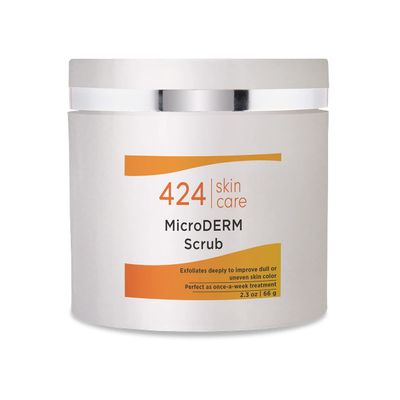 424 Skin Care MicroDERM Scrub - Dermatologist Tested & Recommended Exfoliating Scrub - Clinically Proven Formula, 2.3 oz