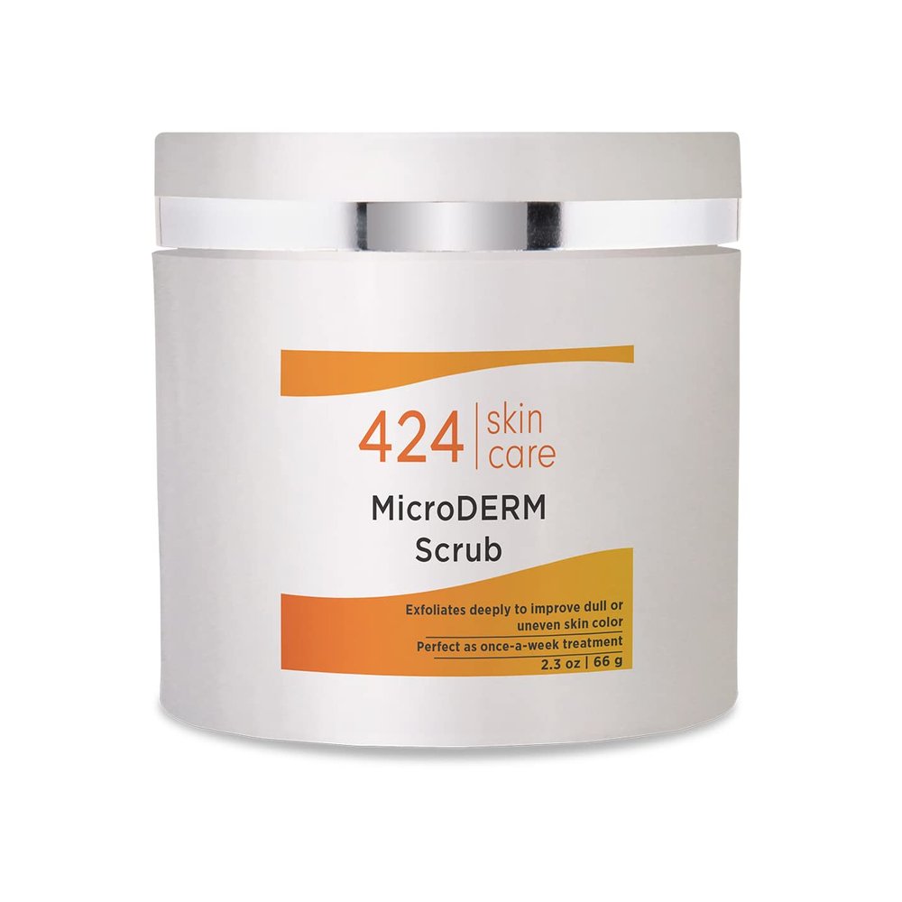 424 Skin Care MicroDERM Scrub - Dermatologist Tested & Recommended Exfoliating Scrub - Clinically Proven Formula, 2.3 oz