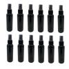 Natural Farms 2 oz Black Cosmo Plastic Spray Bottles -12 Pack Empty Spray Bottle Refillable - BPA Free - Essential Oils - Aromatherapy | Black Fine Mist Sprayers with Dust Caps - Made in the USA view 1