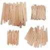 [300 Pcs] 4 Style Assorted Wooden Waxing Sticks 300, Hair Removal Sticks Applicator,Spatulas, For Brazilian waxing and Eyebrow,Leg and Small to Large area view 1