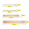 [300 Pcs] 4 Style Assorted Wooden Waxing Sticks 300, Hair Removal Sticks Applicator,Spatulas, For Brazilian waxing and Eyebrow,Leg and Small to Large area view 4