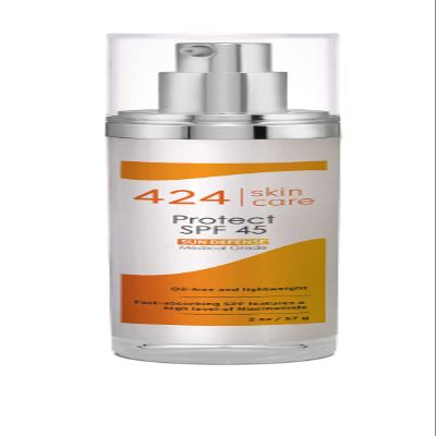 424 Skin Care Protect SPF 45- Dermatologist Tested & Recommended - Clinically Proven Formula- 2 oz
