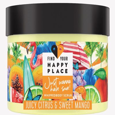 find your happy place Just wanna have sun whipped body scrub, 10.0 Ounce