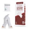 XS Extra Small 2 Pairs 100% Premium Cotton Gloves for Dry Hands | Moisturizing Overnight Gloves for Eczema, Psoriasis & Skin Spa Treatment for Women & Men | Washable & Reusable with Free Laundry Bag view 1