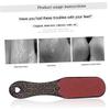 Beavorty 2pcs Foot File and Scrubber Tool for Pedicure Remover for Calluses and Dead Skin Comfortable Handle for Home and Salon Use view 4
