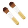 Beavorty 6pcs Foundation Makeup Brush Makeup Mini Foundation Brush Short Wooden Handle Cosmetic Brush Makeup Tool for Women Travel Home view 4